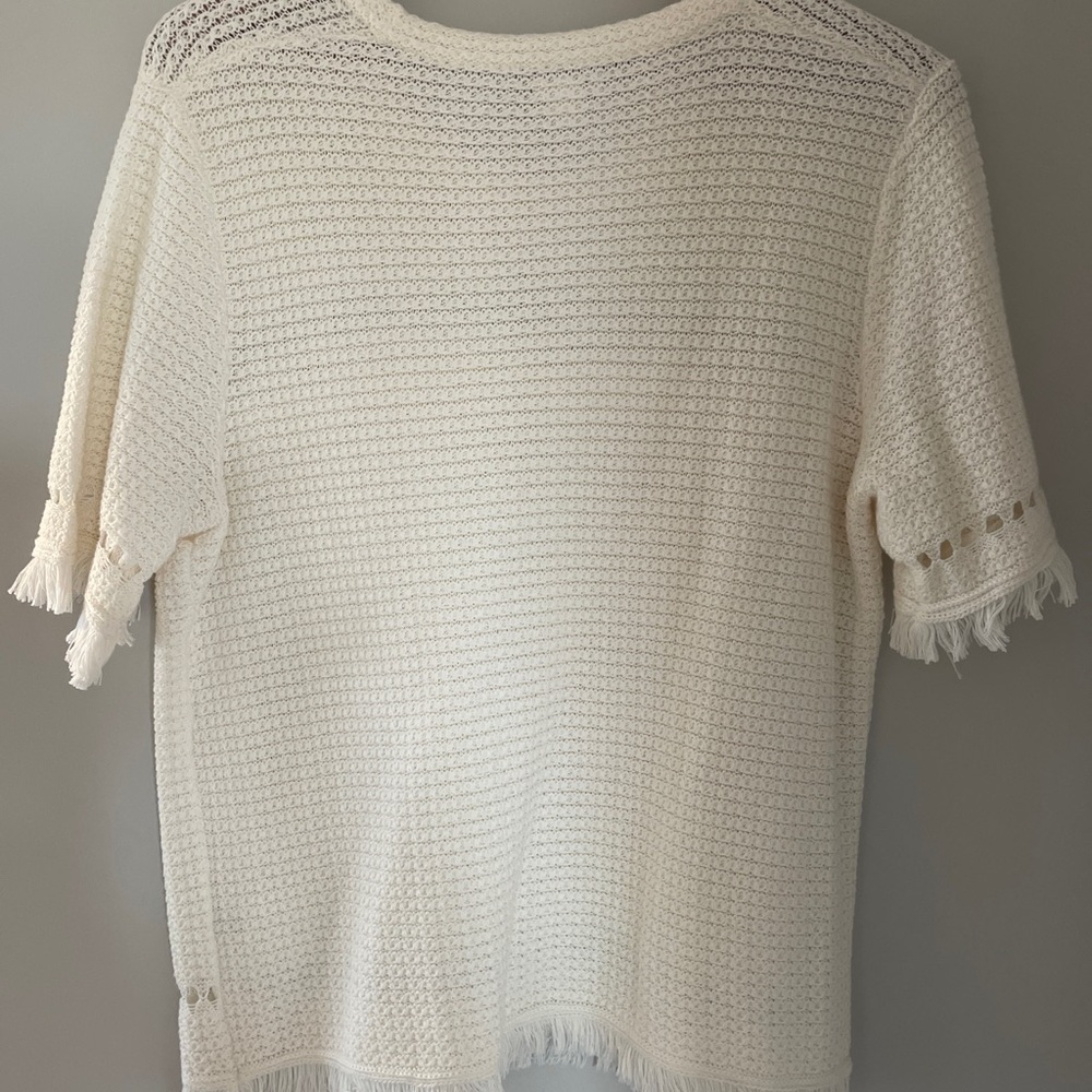 JCrew, beach sweater, see through - Picture 3 of 3